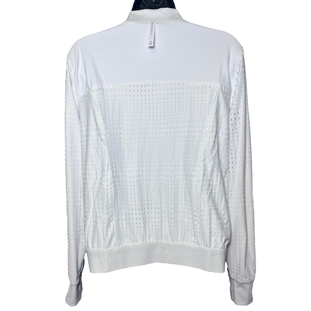 Athleta A-Game Reversible White Bomber Jacket - Picture 8 of 14
